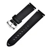 Titta på band Retro äkta läderband Oil Wax Oly Misfärgning Cowhide Leather Watchband 18 20 22 24mm High Quality Business Watch Band 230728