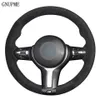 Car Steering Wheel Cover Black Suede For M Sport F30 F31 F34 X5 F15 M50d X6 F16 M50d F20 F21 M135i M140i F32 F33 F36 X1 F48266f