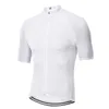 Cykeltröjor toppar PAS Normal Studios Solitude White Jersey Pro Race Summer Roupa Ciclismo 100% Polyester Aero Short Sleeve Cycling Clothing 230728