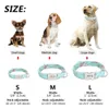 Hundkrage Personlig nylon Pet Dog Tag Collar Anpassad valpkattens typskylt ID -krage Justerbart för medelstora stora hundar Graverade L230620