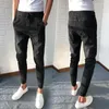 Hommes Jeans Hiver Brossé Pantalon Hommes En Peluche Épaissir Designer De Luxe Mince Style Coréen Vêtements Streetwear Homme Denim Pantalon Homme