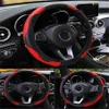 Steering Wheel Covers Leather Car Cover For Clio 4 3 2 Trafic Scenic Kangoo Megane Laguna Talisman Duster Sport Accessories221q