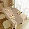 Tala de mesa Toca de mesa retangular simples nórdica para mesa de jantar Tabela de mesa Tabela móveis de decoração caseira bancada R230819
