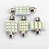 50st Lot Festoon 31mm 36mm 39mm 41mm C5W LED DOME LULBS 16 SMD 3528 CAR LED Interiörsljus Auto Reading Lamps White 12V290J