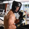 Hełm boksu boksu boksu boksów ochronnych dla mężczyzn pu karate muay thai guantes de boxeo walczy MMA SANDA Trening dla dzieci Eq288n