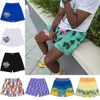 Men's Shorts Summer EE Basic Shorts Men Mesh Breathable Floral Graphic Print Gym Basketball Short Fashion Casual Loose Quarter Pants Unisex