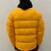 Męskie puch Parkas Nocta Designer Down Jacket Back 3D Logo zagęszczone chleb Kurtki Mężczyźni i kobiety mody ciepłe płaszcze żółte czarne