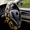 Steering Wheel Covers Car Neoprene Sunflower Automotive Cover With Front Rear Floor Foot Mats Fits For Most Cars