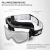 Ski Goggles Kids Ski Goggles MAXJULI Brand Professional Skiing Goggles Double Layers Lens Anti-fog UV400 Snow Goggle Fits Over Glasses 230728