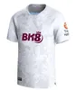 23/24 Camisas de futebol Kids Kit Home 2023 2024 Aston Villas Camisa de futebol Treinamento Fora Fãs Jogador Versão Camisetas Futbol MINGS Mcginn