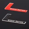 Etiqueta do carro emblema emblema decalques preto série logotipo etiqueta para Mercedes SLS AMG W204 W203 W207 W211 W219 C63 C63 Auto Styling180a