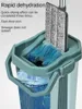 Mopps Handloser Mopp mit Eimertrennung für die Bodenreinigung nass trocken 360°-Reinigung Flachmopp-Set Haushaltsreinigungswerkzeuge 230728