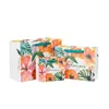 Present Wrap 10st/Lot Vintage Flamingo Forest Rich Bird Handväska med rep Multifuntion Festival Bag Handtag Party Supply