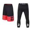 Pantaloncini da uomo Pantaloncini da basket da uomo Sport Pantaloncini da corsa Tuta da allenamento Compression Board Jersey Esercizio maschile Fitness Collant da palestra Set di abbigliamento sportivo 230727