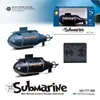 Electric 3.7inch Mini Rc Boat Submarine Remote Control Waterproof Diving Toy Simulation Model Gift For Kids