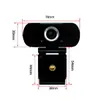 Webbkameror Webbkamera 1080p Full Web Camera Noise Reduction Microphone Auto Web för PC Laptop Camera Webcams