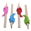 15 stks Studenten Potlood Een Pen Houden Praktijk Apparaat Voor Corrigeren Pen Houdingen Grip Leren Briefpapier Pen Refill Topper267d