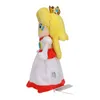 Boneca Princesa Peach de 10 Polegadas, Brinquedo de Pelúcia para Meninas Brinquedos de Fogo, Brinquedos para Presentes de Natal, Brinquedos Branco Batalha Princesa Boneca