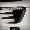 Accessories For porsche macan 2014-2020 Carbon Fiber Front Headlight Eyebrow Trim Strips exterior Modified Stickers Car Styling1806