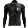 Cykelskjortor toppar Frankrike National Jersey Long Sleeve Francaise Winter Clothing Road Bike Bicycle Mtb Uniform Ropa 230728