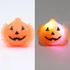 Halloween LED doigt anneau fête clignotant citrouille chauve-souris crâne anneau lumineux jouets Flash ongle lumières adultes enfants jouets
