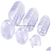 Décorations De Noël 4Cm 5Cm 6Cm 7Cm 8Cm 9Cm 10Cm 12Cm Boule À Remplir En Plastique Transparent Ornement Transparent Boules Creative Tree Decorat Otw9R