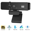 Webcams 4K Webcam PC Laptop Web Camera With Microphone Web For Computer Live Streaming Game Skype R230728