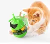 Rechargeable Electric Cat Toys Roly-poly Toys Cat Food Leakage Toys Turntable Ball Cat Teaser Toys Training Toys