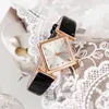 Orologi da polso N Iche Diamond Glass Sugar C Ube Orologi da donna Luxury Top Brand Watch Cinturino da donna in pelle digitale