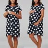 Sleep Lounge Fashion Pregnancy Pajamas Cotton Soft Lactation Breastfeeding Nightgown Sleepwear for Women S 2XL Size 230728