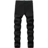 Women's Jeans High quality men's stretch black Denim pants slim cardigan jeans classic style white washing casual jeans a must-have for youth; Z230728
