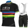 Jersey cycliste sets White Ineos Grenadier Team Set Short Champion Clothing Vêtements Bike Shirts Suit Bicycle Bib Shorts MTB Wear 230728