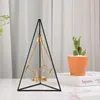 Candle Holders Hangings Holder Geometric Vintage Lanterns Metal Candlestick Cup Candles Iron Basket Lantern