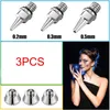 Professional Spray Guns 0 2 0 3 0 5MM Gun Needle Nozzle Cap Set Airbrush Parts Set Accessories 3 Piece Paint Set275h