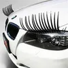 Car Stickers one pair Cool Fashion Eyelashes PVC Logo Sticker Lashes Decal Auto Exterior Accessories269z