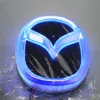 4D logo LED light with car decorative lights lamp Car Sticker badge for MAZDA 2 3 CX7 mazda8 12 0cm 9 55cm 228J