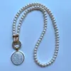 Charms Promotion Real Freshwater Pearl Cross San Benito Mother Choker Halsband Religiösa medaljens halsband 230727