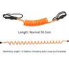 Surf Leashes Coiled Surf Leash Safety Surf Sup Coiled Premium Surf Surfboard Paddel Board Wrist Ankle Leash For Sea Surfing Leg Rope 230727