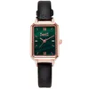 Zegarek 2023 Trill Watch Watch Live Web Celebrity Style Przywracanie starożytnych sposobów to małe zielone zegarki Malachite