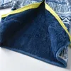 Casaco de baixo 28t roupas infantis para meninos garotas jackets de lã de inverno zíper azul fofo quente vendendo casacos de bebê grossos j230823