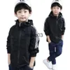 Chaquetas Ropa para niños Chaqueta de primavera para niños Rompevientos Niños Abrigo con capucha Niños Chaqueta cálida Adolescente Otoño Tops impermeables Causal Saco J230728