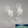 Fyrkantig transparent 30 ml handrensning av plastflaskflipkapslock 1 oz prov handtvätt fluidflaskor bärbar tvätt gel container285a