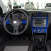 Для Volkswagen vw polo Mk5 2011-2018 Центральная панель управления, ручка, наклейки с углеродным волокном, наклейки на стиль автомобиля Accesstri260t