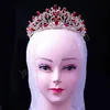 Luxus AB Kristall Blume Tiara Krone Für Frauen Hochzeit Party Geschenk Mädchen Braut Braut Wasser Tropfen Krone Haar Schmuck