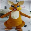 Traje de mascote de canguru fofo de Halloween de alta qualidade Personalizar animal de desenho animado de pelúcia personagem de tema de anime tamanho adulto Natal Carn269C