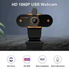 Webcams Webcam ordinateur PC WebCamera avec Microphone rotatif pour le travail vidéo de diffusion en direct R230728