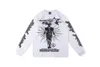 Hellstar hoodie masculino designer longo t camisas mulheres manga longa hellstar estúdios registros crewneck t impressão masculina casual manga longa 587