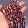 Beads 40cm Natural Purple Agates Stone Rock Freeform Chips Gravel For Jewelry Making DIY Bracelet Necklace Size 3x5-4x6mm