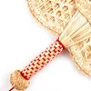 Chinese Style Products Natural Environmentally Old Summer Hand-Woven Woven Straw Hand Fan Friendly Decorative Hand-Woven Fan Decor