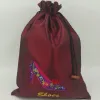 大きな刺繍ハイヒールシューズポーチバッグ用シューズ収納バッグポータブル中国のシルクドローストリングウィメンシェーダストバッグ付きダストバッグ